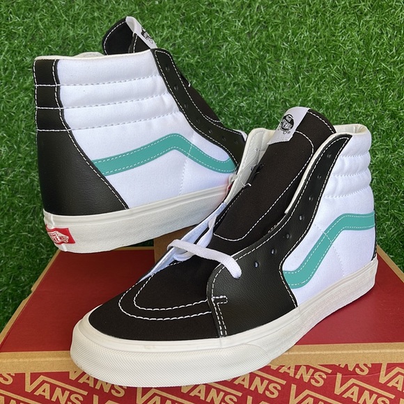 Vans Shoes - Vans Sk8-Hi Classic Sport Black/True White Leather Womens sneakers